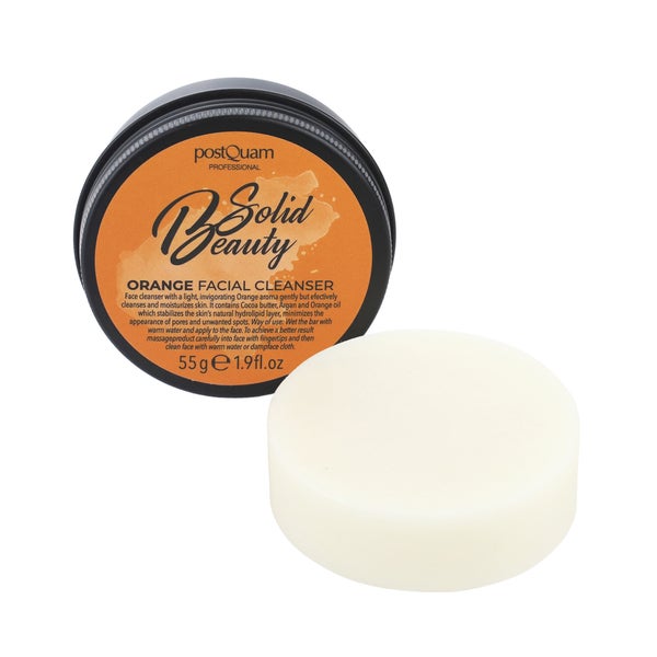 POSTQUAM SKIN CARE ORANGEFARBENER FESTER GESICHTSREINIGER 55 GR.