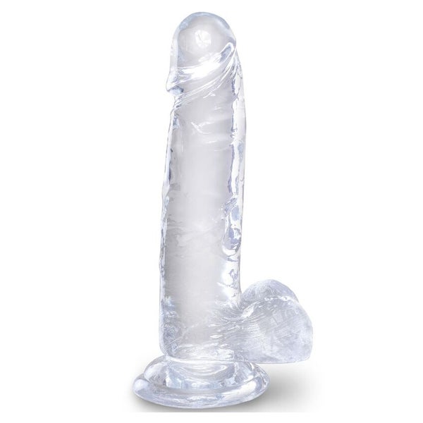 King Cock - Clear Realistischer Penis mitEieren
