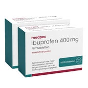 Produktabbildung: medpex Ibuprofen 400 mg Filmtab Duo 2X50 St