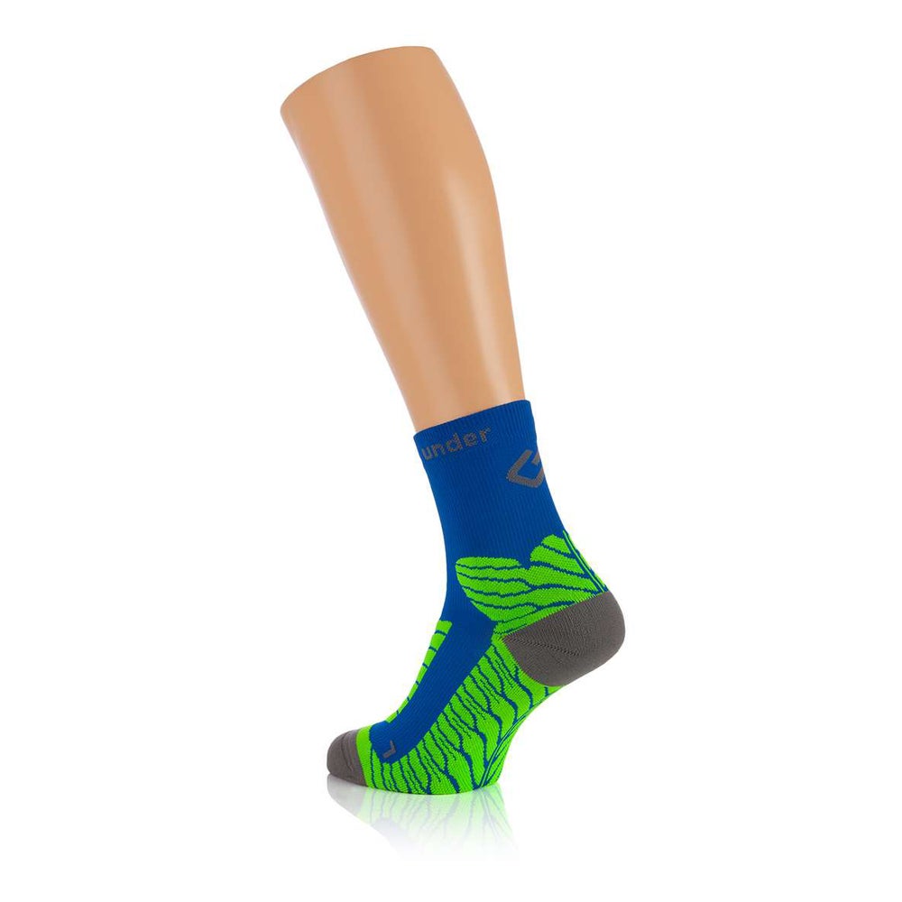 UNDER PRESSURE SOCKX | halbhohe Socken mit Kompression (1 Paar) 39-42 / blau