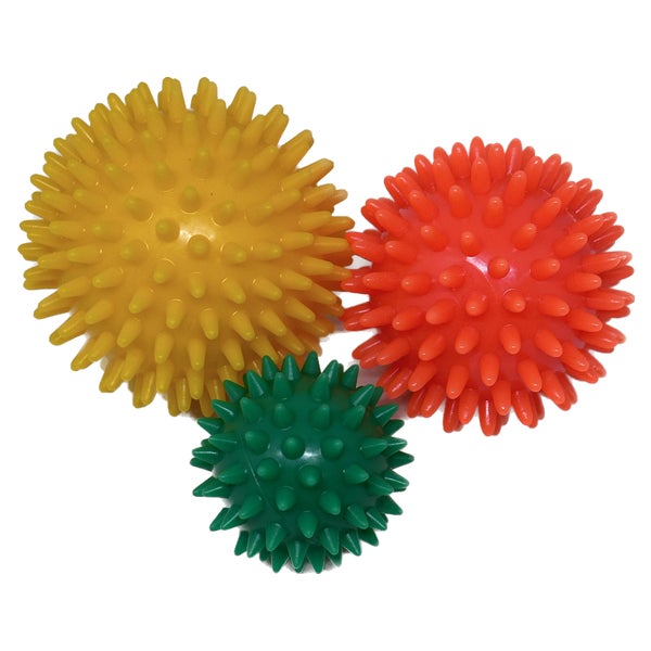 Igelball-Set 3 | Orange, Grün, Gelb