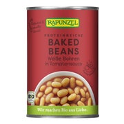 Rapunzel - Baked Beans, weiße Bohnen in Tomatensauce 400 g