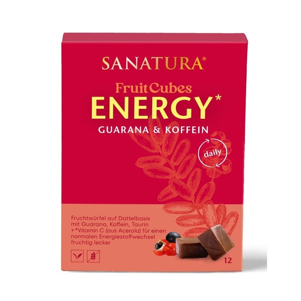 Natura FruitCubes Energy Früchtewürfel 120 g