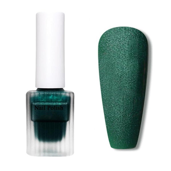 Nagellack Grün Pearl Matte Schnelltrocknend Grün 1 ml (1er P 1 St