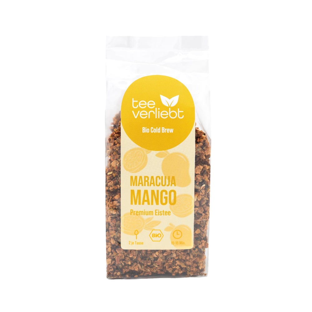 teeverliebt – Mango-Maracuja Bio Cold Brew | Premium Bio Eistee 100 g