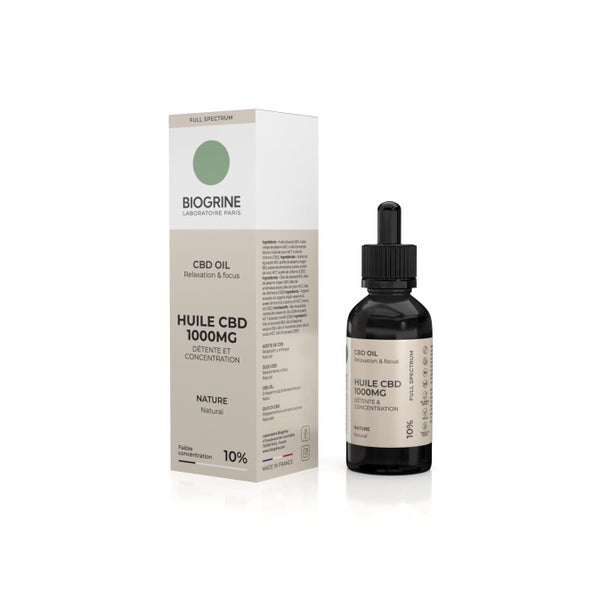 BIOGRINE CBD-ÖL 10 % PREMIUM Natur 10 ml