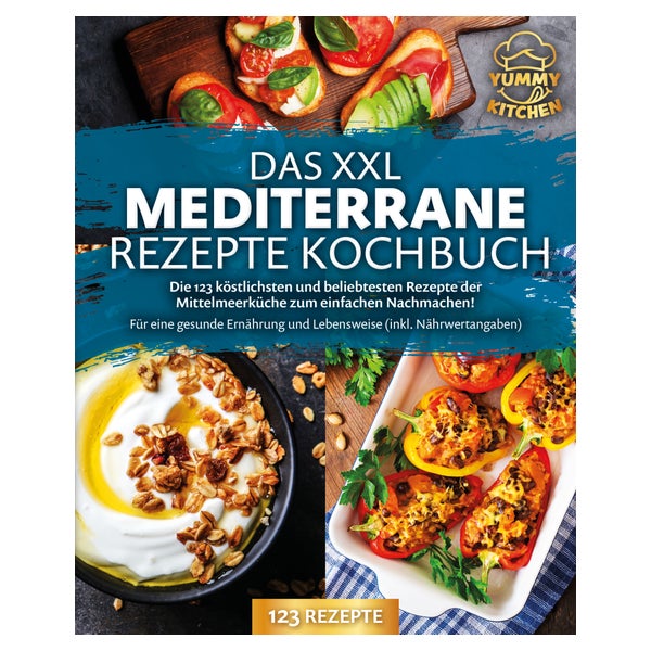 Das XXL mediterrane Rezepte Kochbuch: Die 123... 1 St