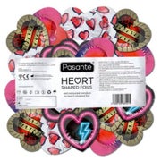 «Hearts» – Romantische Kondome, 144er-Pack, Herz Folien (144 Kondome) 144 St