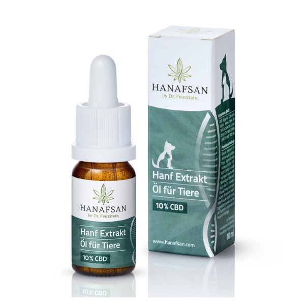 HANAFSAN CBD Öl 10% für Tiere 10 ml