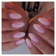 Falsche Nägel Press On 24 Stück Pink Mandel Ombre Mittel Sti 1 St
