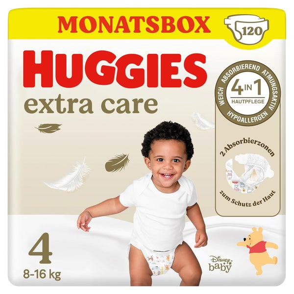 Huggies Babywindeln Extra Care Disney Größe 4, 120 Windeln 120 St