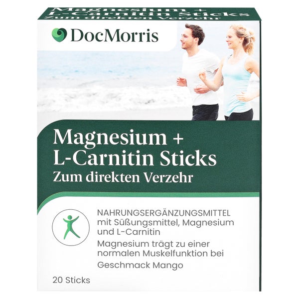 DocMorris Magnesium + L-Carnitin Sticks 20 St online kaufen