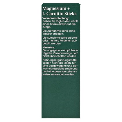 magnesium l carnitin sticks DocMorris + L-Carnitin 20 St Magnesium L altapharma Magnesium-Citrat + L-Carnitin Sticks