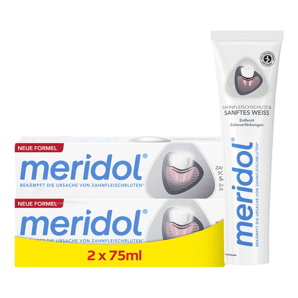 meridol Zahnfleischschutz & sanftes weiß 2 St