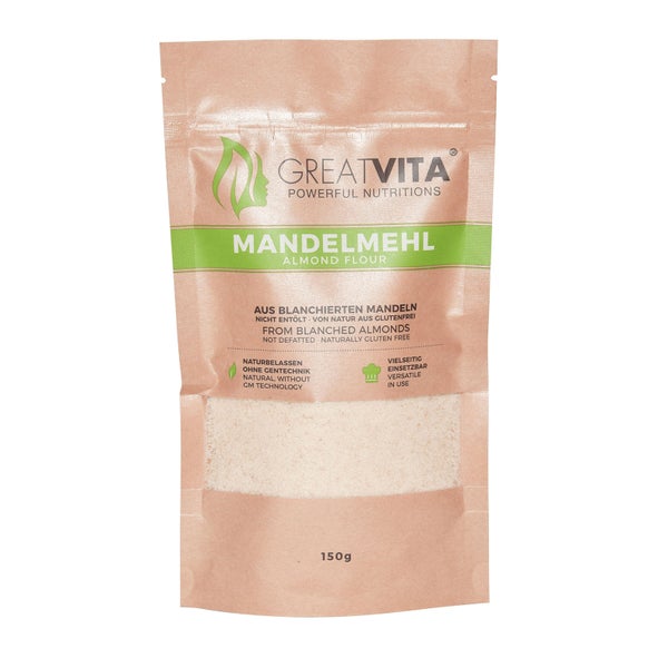 GreatVita Mandelmehl 150 g