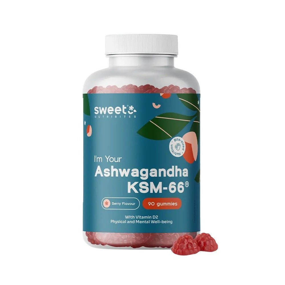 Sweet Nutribites Ashwagandha KSM-66 300 mg 90 St