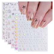 Nagelsticker holografisch Aurora 9 Blatt selbstklebend Motiv 1 St