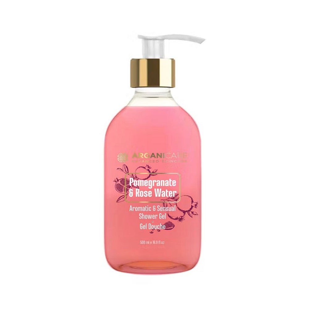 Arganicare Shower Gel - Pomegranate &amp; Eau de Rose - Bottle 500 ml 1 St