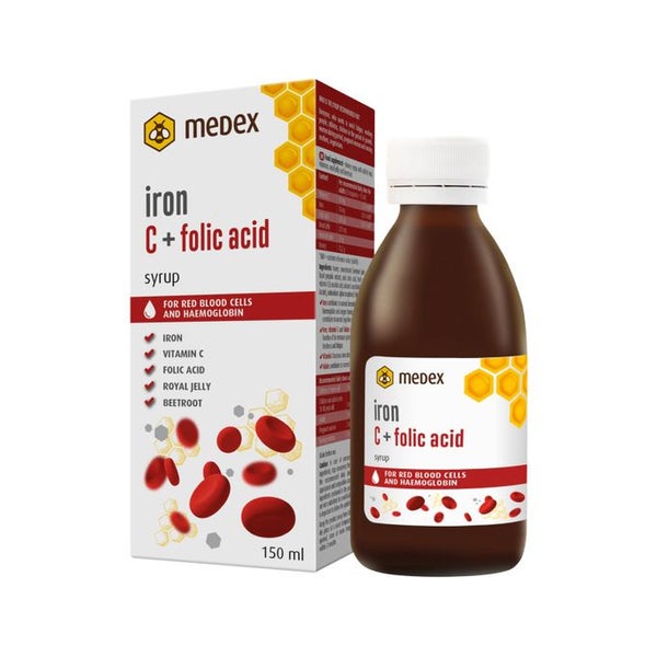 Medex Eisen C + Folsäure Sirup 150 ml
