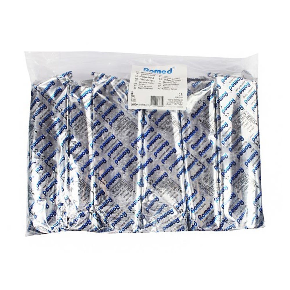 Romed Gipsbinden 6 Rollen 20 cm x 2,7 m 16,2 m