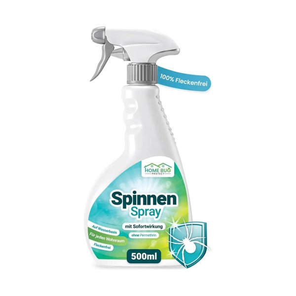 HomeBugProtect Spinnen Spray für Wohnung, Balkon & Garten - 500ml Sprühflasche 500 ml