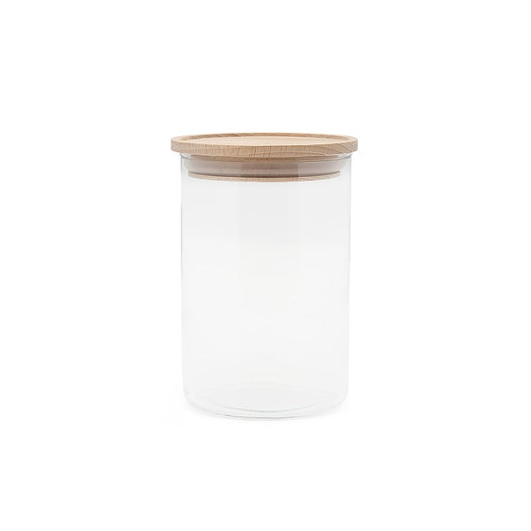 EVA Vorratsglas mit Holzdeckel 0,9 Liter