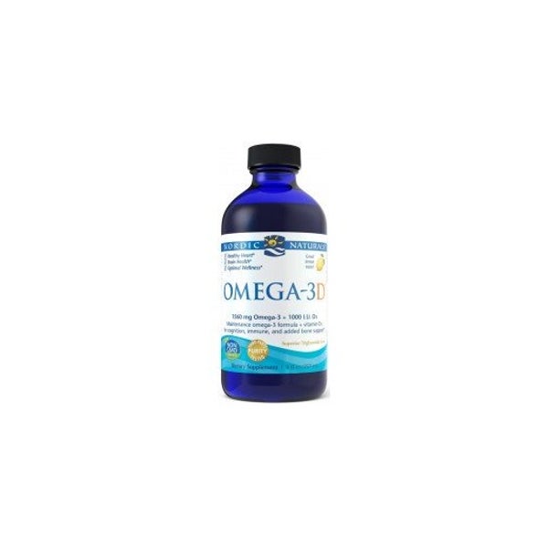 Omega-3-Vitamin D 1560 mg Zitrone, 237 ml Flüssigkeit 237 ml