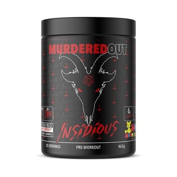 Murdered Out Insidious Preworkout Sour Scummy Bear