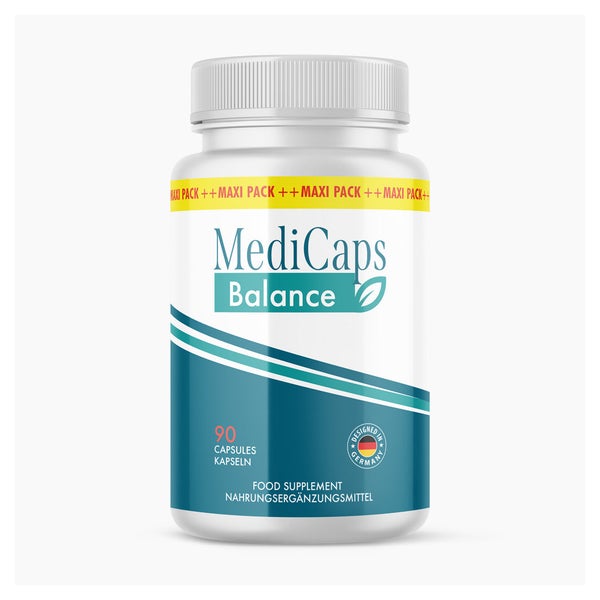 MediCaps Balance Kapseln mit Apfelessig | Stoffwechsel 90 St