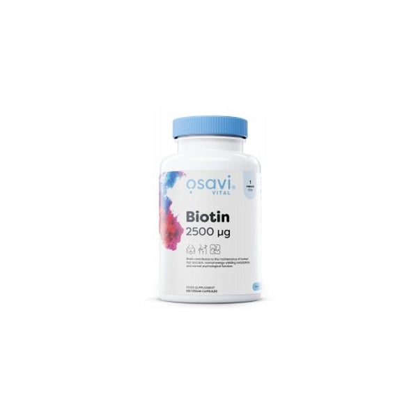 Biotin 2500 mcg, vegane Kapseln 120 St