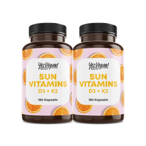 Vitamin D3 K2 Omega 3 + Calcium Magnesium und Zink - 180 Kapseln 5000 IE - Vitamin d hochdosiert 2 x 180 St