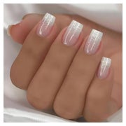 Nagelset 24 Press On Glitzer French wiederverwendbar zum Auf 1 St