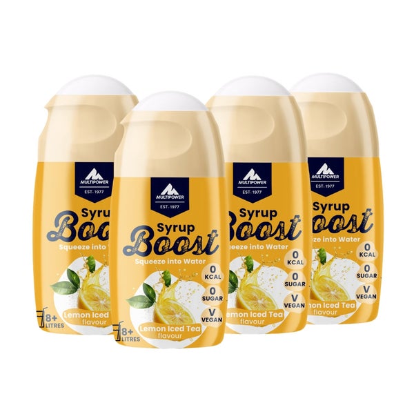 Multipower Syrup Boost Eistee Zitrone 4er Pack 4 St