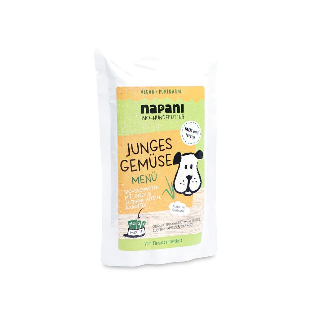 Bio Menü für Hunde Junges Gemüse mit Buchweizen und... 150 g
