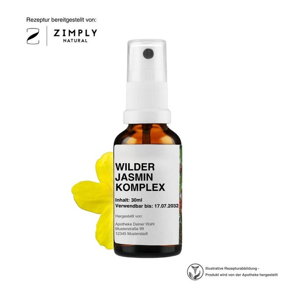Zimply Natural WILDER JASMIN KOMPLEX - Pflanzbasierte Rezeptur 30 ml