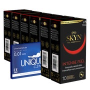 «Intense» latexfreie Kondome + 1x Kamyra Unique Pull gratis (63 Kondome) 63 St