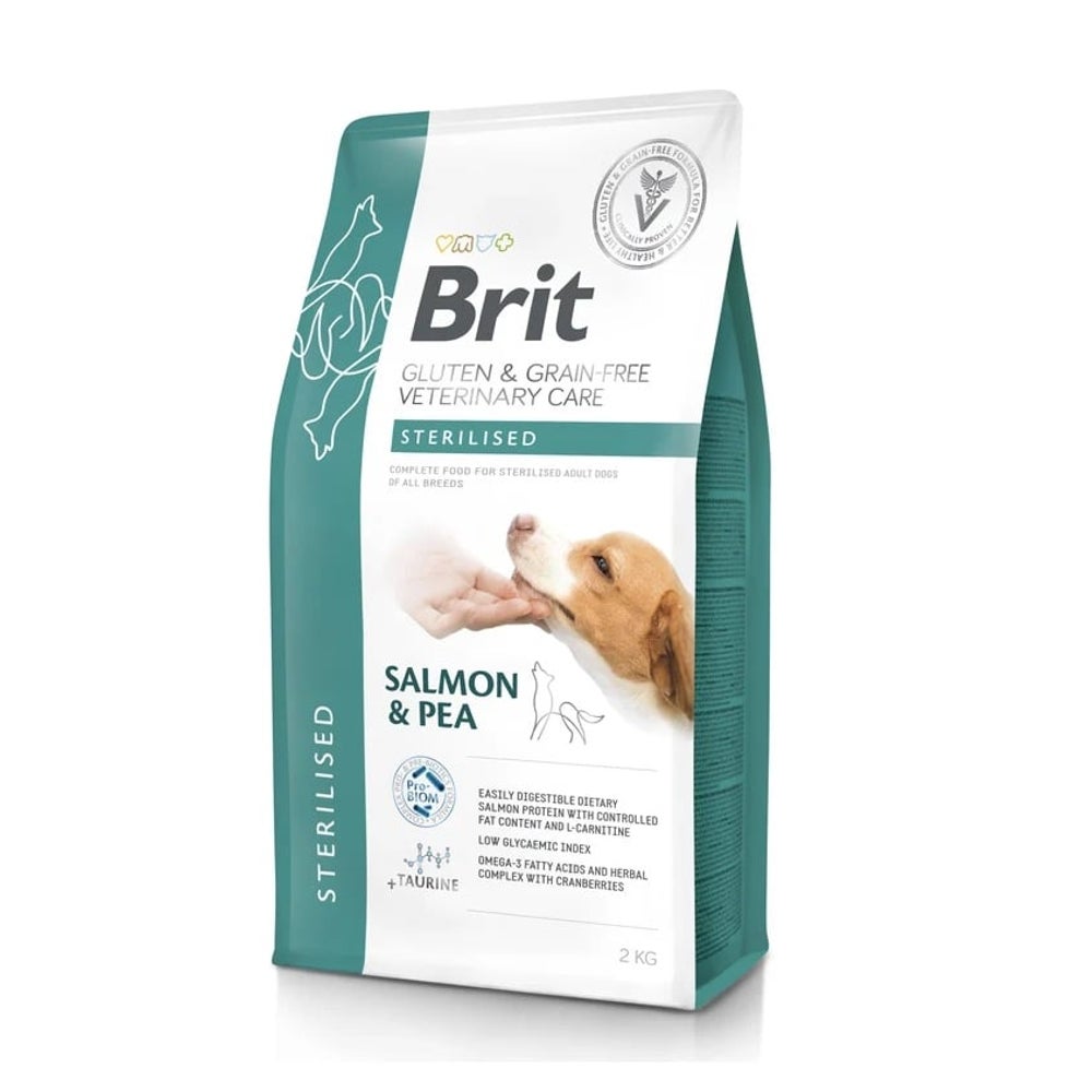 BRIT Veterinary Care Dog Gluten Grain free Sterilised 2 kg