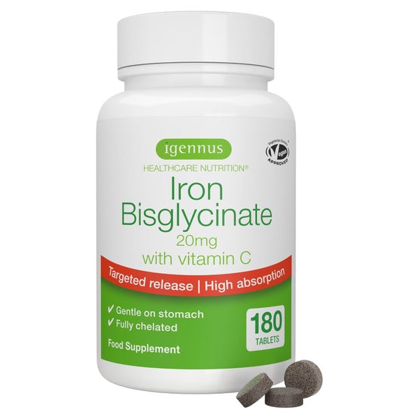 Igennus Eisenbisglycinat mit 100mg Vitamin C V2602-1644 180 St