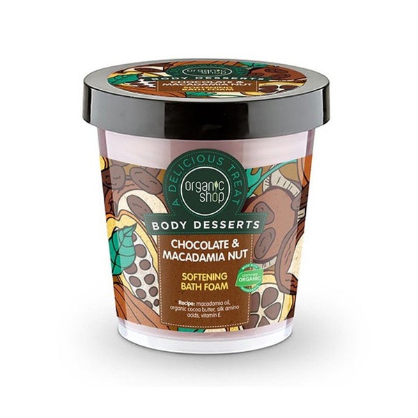 Organic Shop Body Deserts Espuma De Baño Chocolate Macadamia 450ml 0,45 l