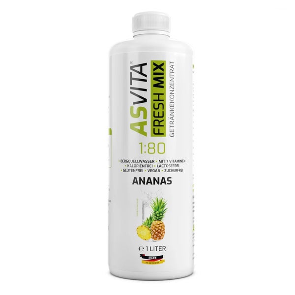 ASVita Fresh Mix Mineralgetränk 1/80 - Ananas 1 l