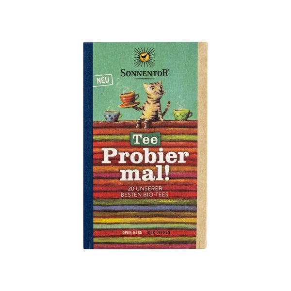 Sonnentor Bio-Tee Probier mal!" – 20 Beutel in verschiedenen Sorten 34,4 g, DK-Beutel" 20 St