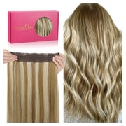 Haarverlängerung 50cm-110g #8A 22 Ash Braun Highlights Goldb 1 St