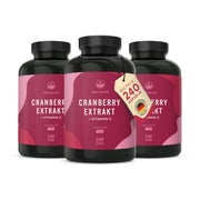 Cranberry Extrakt + Vitamin C Kapseln - 12 Monate Vorrat 720 St