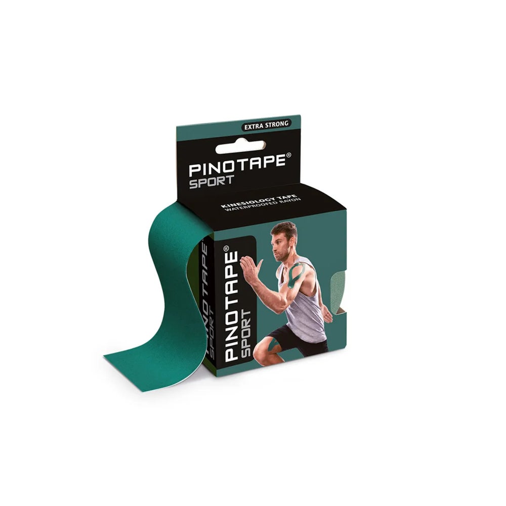 Pinotape Sport Kinesiologie Tape Green Dunkelgrün 5 cm x 5 m 5 m