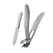 Ergonomischer Nagelknipser für dicke Nägel mit Metallfeile - 1 St