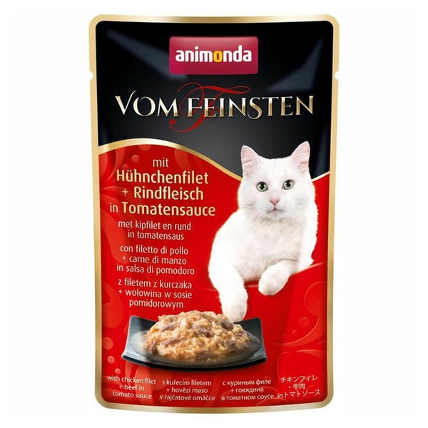 Animonda Cat Portionsbeutel vom Feinsten mit Hühnchenfilet & Rindfleisch 0,9 kg