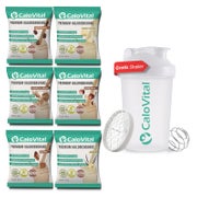 CaloVital Probierpaket Nuss & Creme 6er Pack + Shaker 300 g