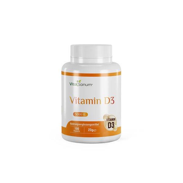 VitaSanum® - Vitamin D3 5000 IE 100 Kapseln 100 St