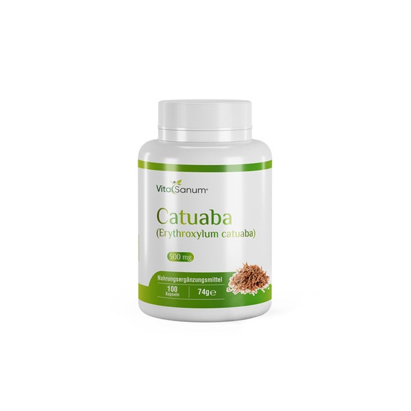 VitaSanum® - Catuaba (Erythroxylum catuaba)  500 mg 100 Kaps  St