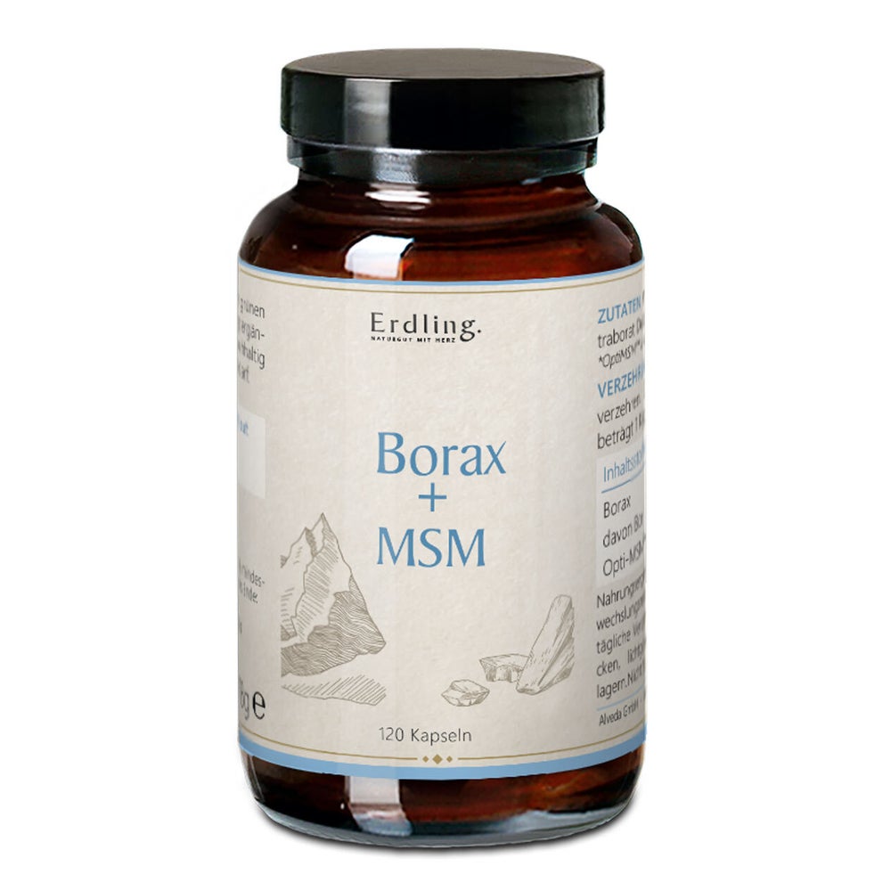 Borax Optimsm + Natriumtetraborat Kapseln Erdling 120 St
